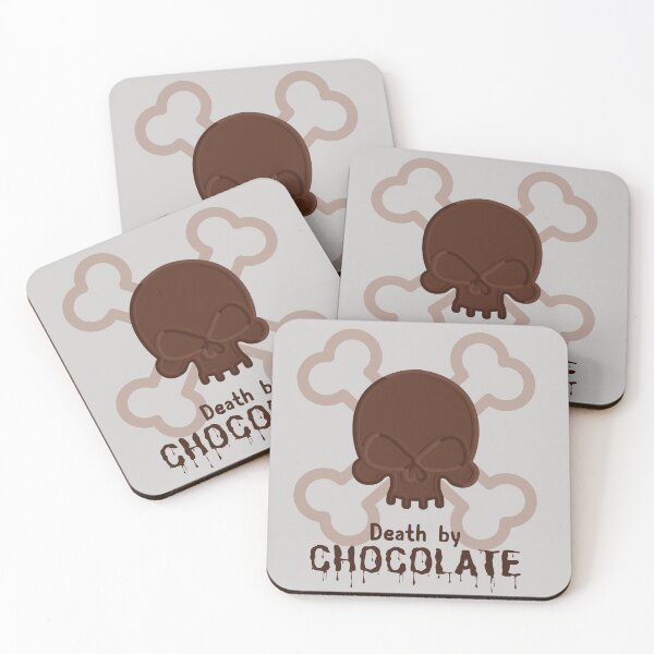 Item preview, Death by Chocolate designed and sold by cuteCREEPshop.