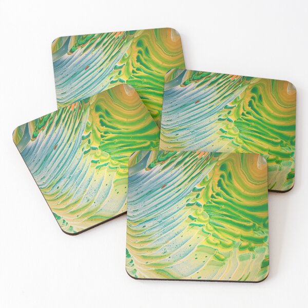 Item preview, Golden Foam acrylic abstract painting designed and sold by Color Splash Gallery.