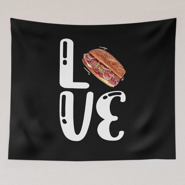 Item preview, I Love Sub Sandwiches - Funny Hoagie  - Sandwich Day 2020 designed and sold by Dressed For  Duty.