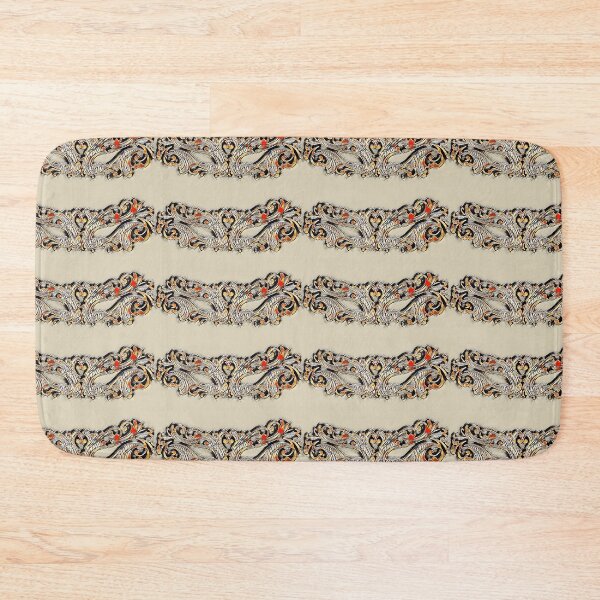 Item preview, Cat's eyes Venitian mask with a touch of red and golden designed and sold by StephanieCAD.