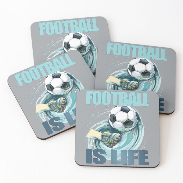 Item preview, Football is life by Coach Lasso version 2 designed and sold by EvaWolf.