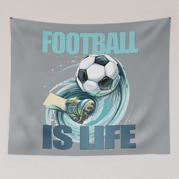 Item preview, Football is life by Coach Lasso version 2 designed and sold by EvaWolf.