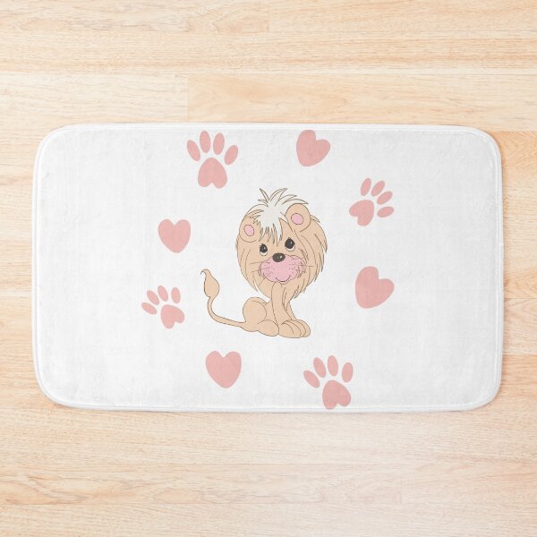 Item preview, Lion Cub with Paw Prints and Hearts designed and sold by Orchyd.