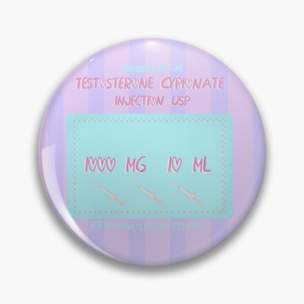 Item preview, Blue Testosterone Cypionate - Purple Stripes designed and sold by TheFryingPan.