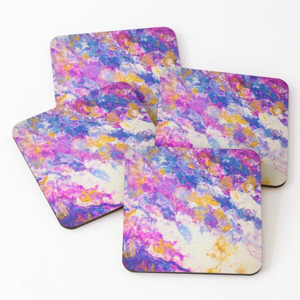 Item preview, Dutch Iris acrylic abstract painting designed and sold by Color Splash Gallery.