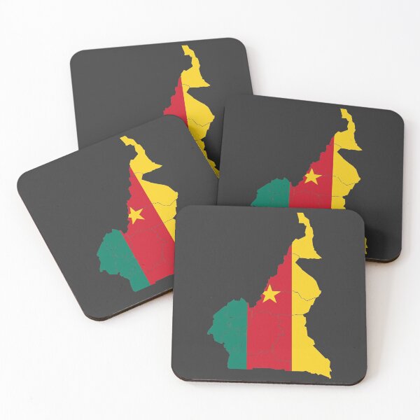 Item preview, Cameroon Flag Map with regions designed and sold by Alo.