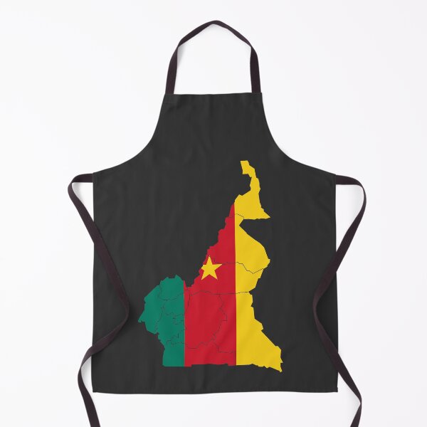 Item preview, Cameroon Flag Map with regions designed and sold by Alo.
