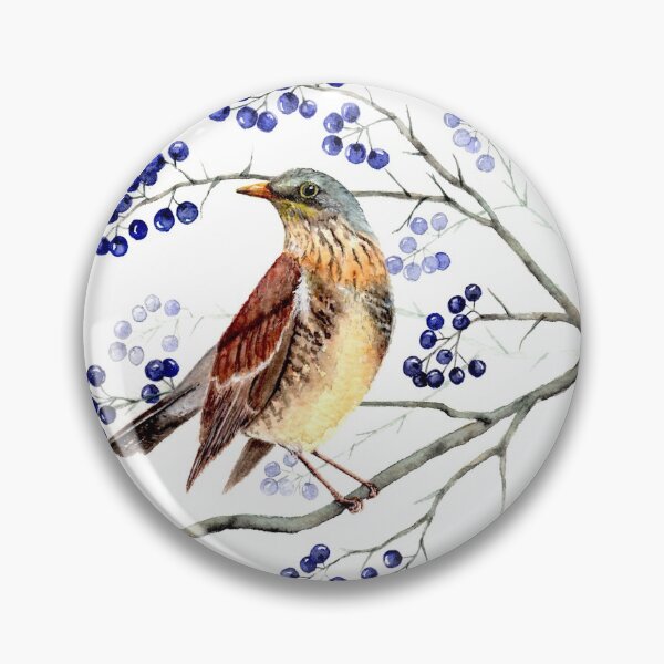 Item preview, Fieldfare original watercolour designed and sold by Tracy  Churchill.
