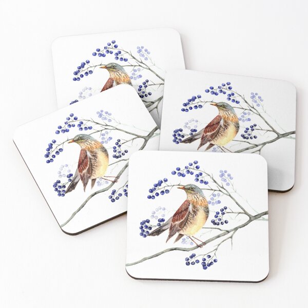 Item preview, Fieldfare original watercolour designed and sold by Tracy  Churchill.