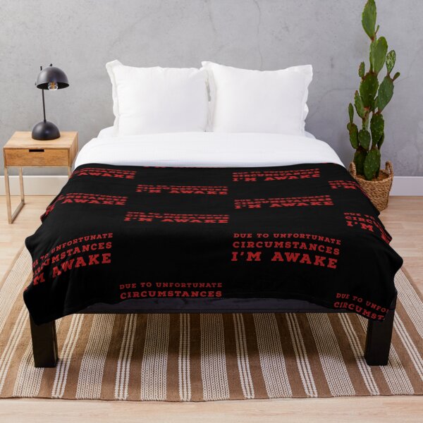 Item preview, Due to Unfortunate Circumstances I'm Awake, Funny Sayings  designed and sold by creativdots.