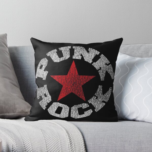 punk Throw Pillow