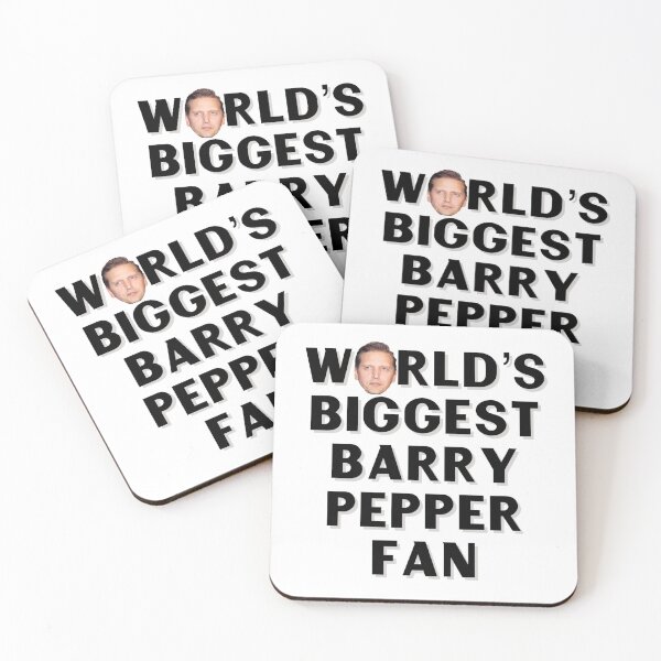 Item preview, World’s Biggest Barry Pepper Fan designed and sold by Cuttintees.
