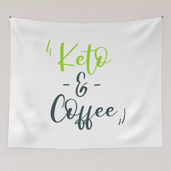 Item preview, Keto and Coffee Addicted designed and sold by NevesMarkt.
