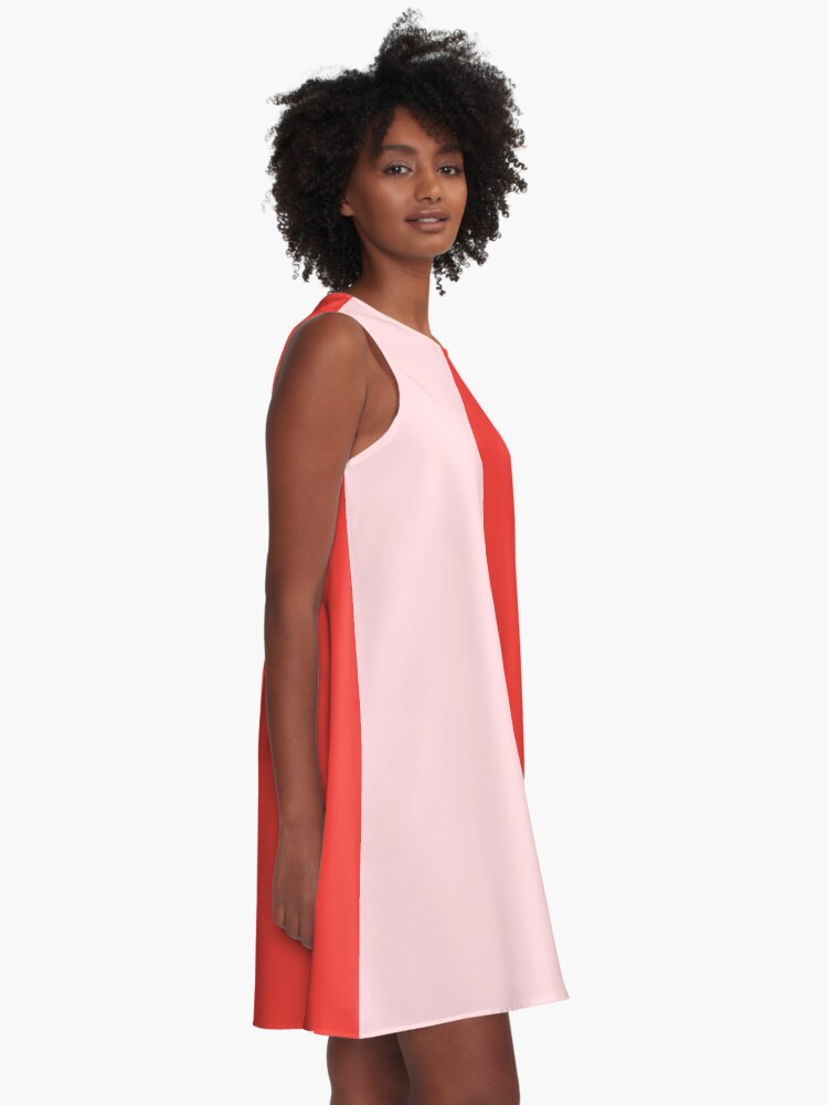 Side Panel Colorblock Dress