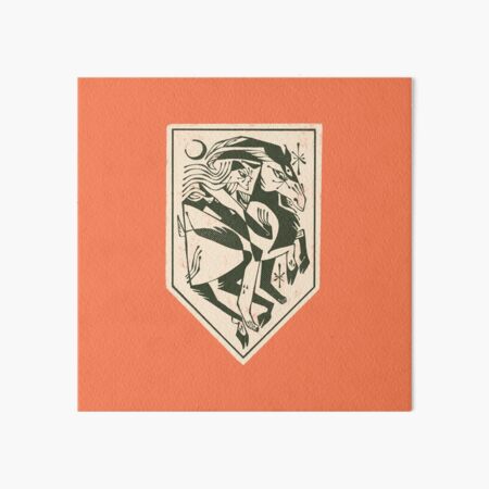 midnight ride Art Board Print