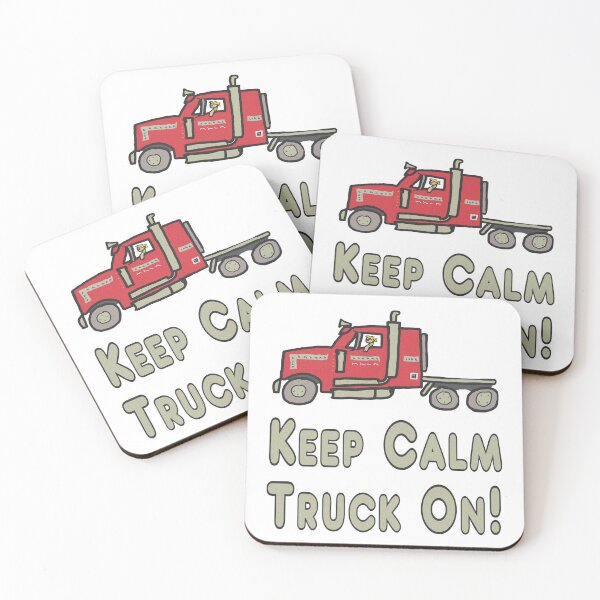 Item preview, Keep Calm Trucking designed and sold by Mark-Ewbie.