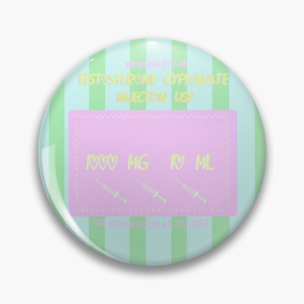 Item preview, Pink Testosterone Cypionate - Green Stripe designed and sold by TheFryingPan.