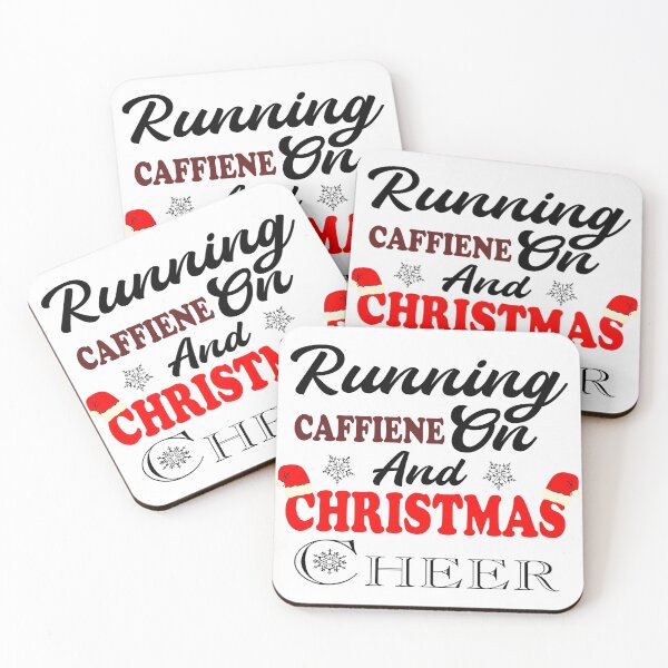 Item preview, Running On Caffeine And Christmas cheer designed and sold by Tema EL.
