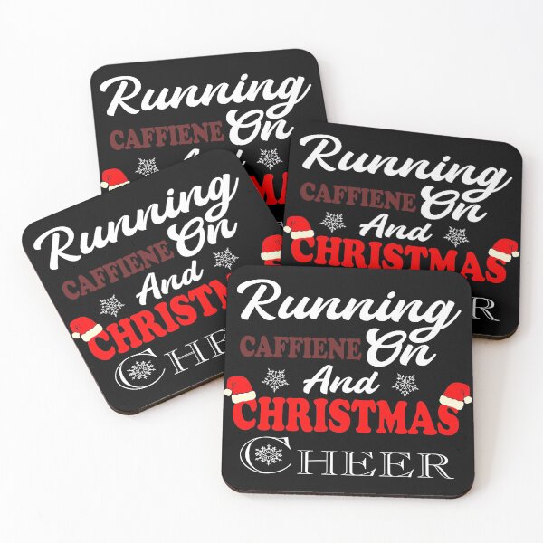 Item preview, Running On Caffeine And Christmas cheer designed and sold by Tema EL.