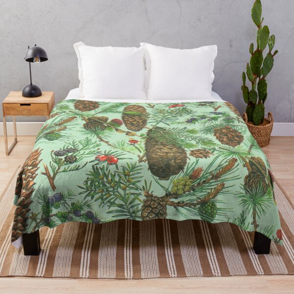 Item preview, Wild Flowers - Conifer Pinecones [sage green] designed and sold by elevens.