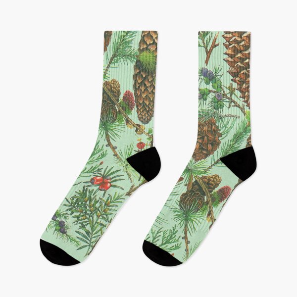 Item preview, Wild Flowers - Conifer Pinecones [sage green] designed and sold by elevens.