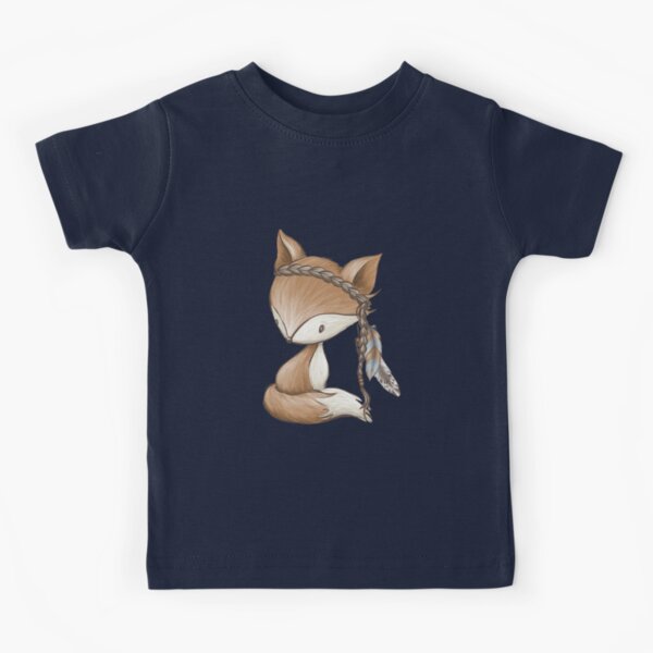 Fox boho forest animals Woodland Kids T-Shirt