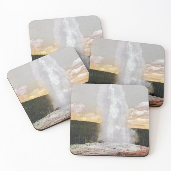 Item preview, Old Faithful - Yellowstone National Park - Circa 1898 Photochrom designed and sold by warishellstore.