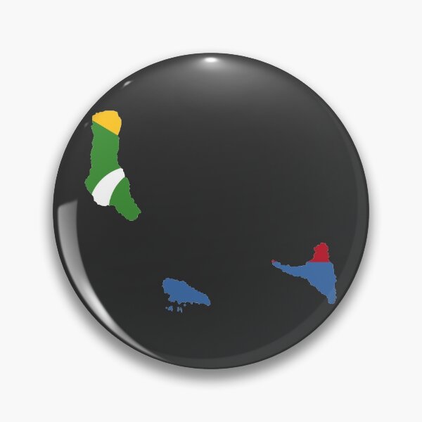 Item preview, Comoros Flag Map with regions designed and sold by Alo.