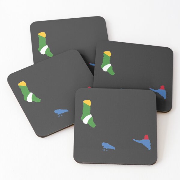Item preview, Comoros Flag Map with regions designed and sold by Alo.