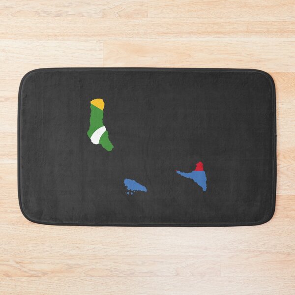 Item preview, Comoros Flag Map with regions designed and sold by Alo.