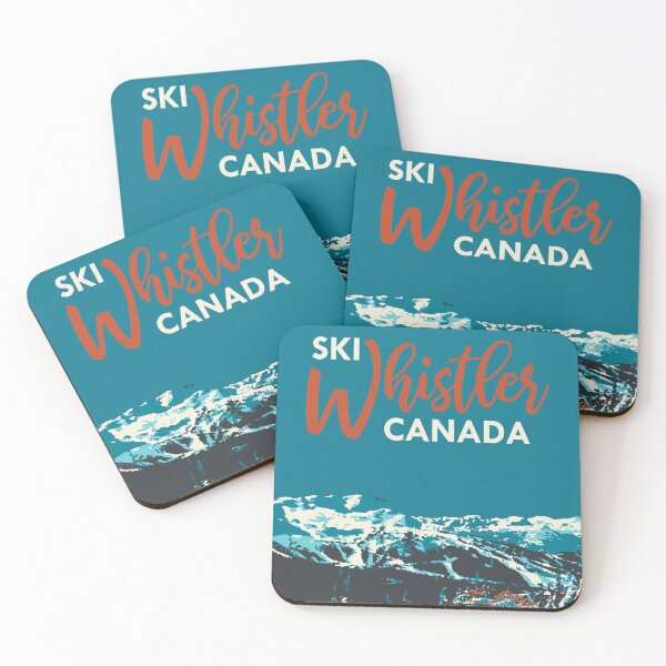 Item preview, Vintage Whistler Canada Ski Poster designed and sold by ROEDERcraft.