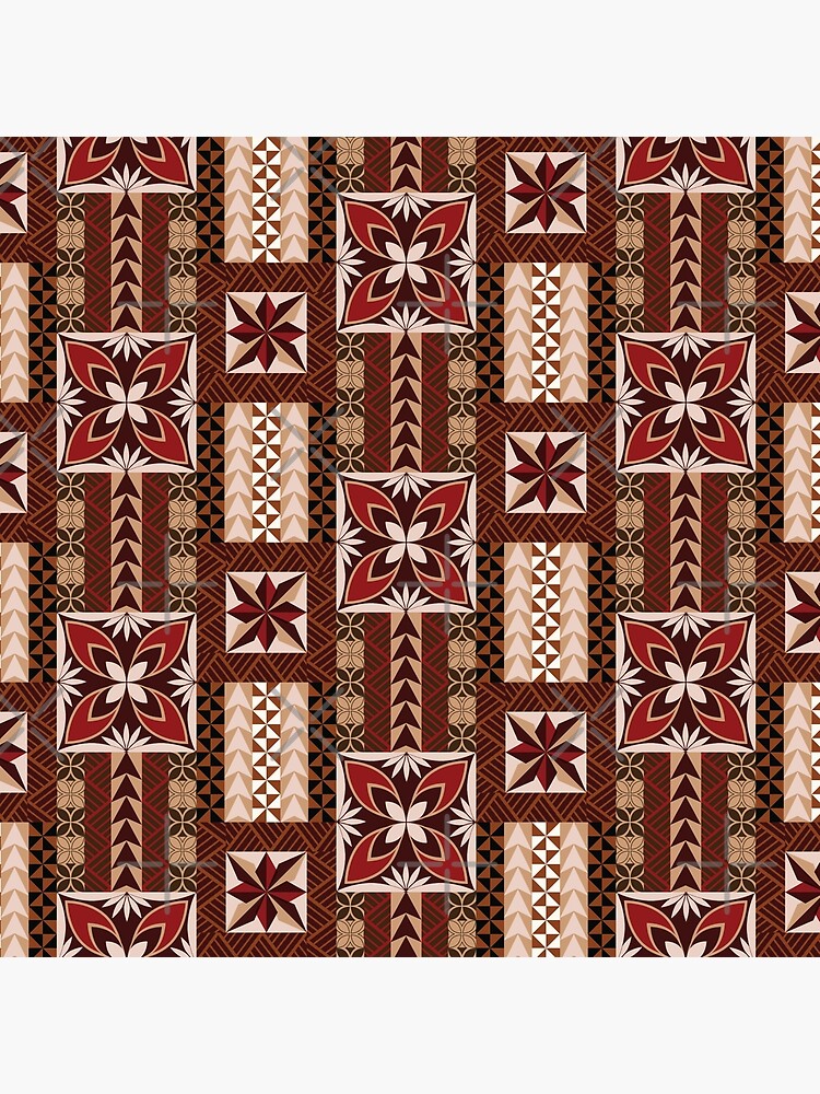 Fonulei Pattern - Tongan Ngatu Laptop Sleeve for Sale by lolomastudio