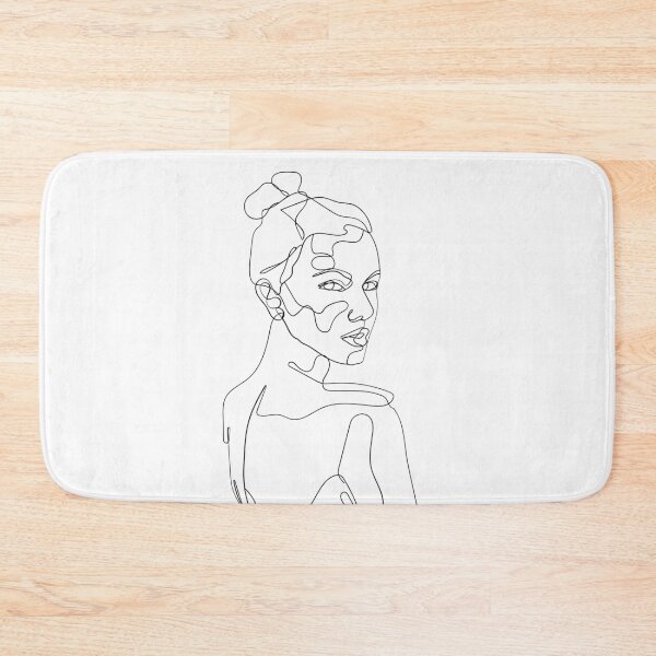 Item preview, Back Shoulder Female One Line Portrait  designed and sold by Marvel Rivals Art.