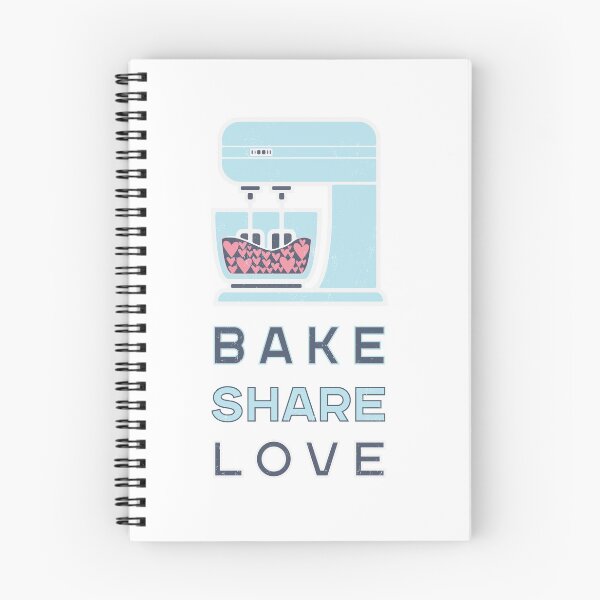 Item preview, Bake, Share Love, Mixer Hearts designed and sold by SharksOnShore.