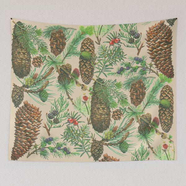 Item preview, Wild Flowers - Conifer Pinecones [tan] designed and sold by elevens.