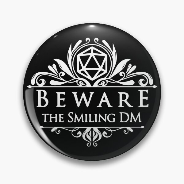 Item preview, Beware the Smiling DM - Dungeons and Dragons designed and sold by FarmedOut.