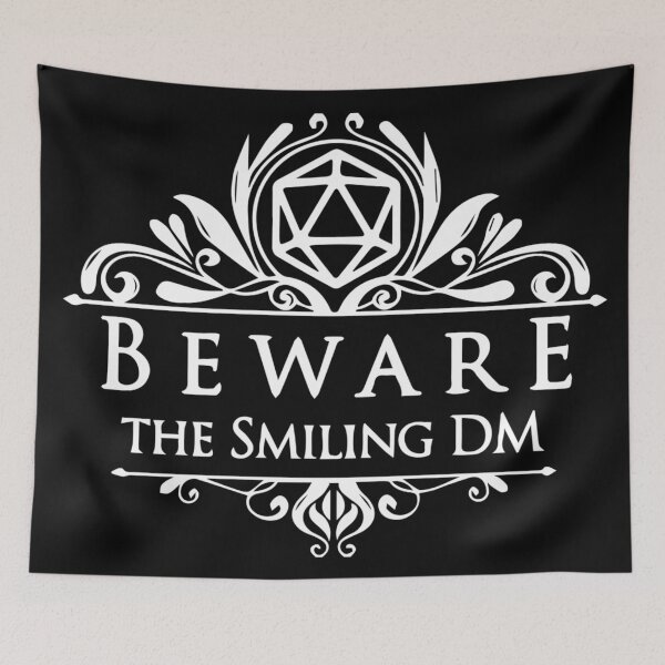 Item preview, Beware the Smiling DM - Dungeons and Dragons designed and sold by FarmedOut.