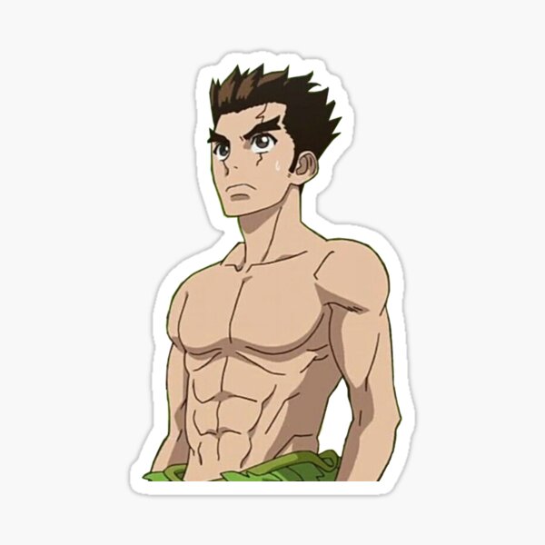 Shirtless Taiju Oki Sticker By Kawaiicrossing Redbubble