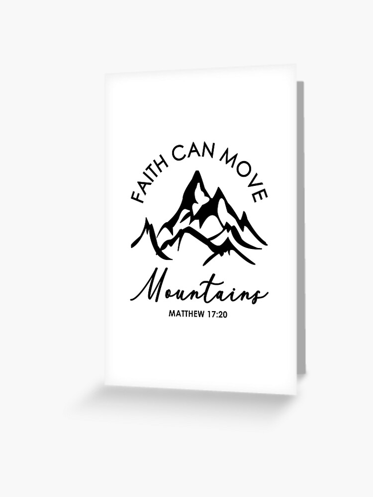 Faith Can Move Mountains - Custom Inspirational Engraved YETI