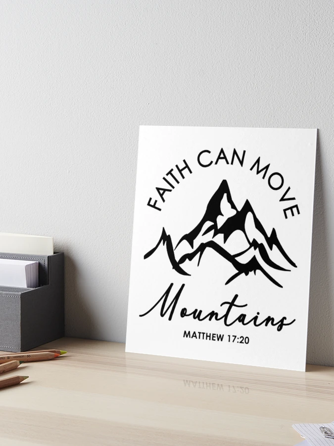 Eccolo, Faith Can Move Mountains Christian Sticker Book, 28 Pages, Mardel