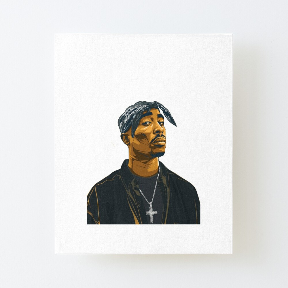 Nipsey Hussle Watercolor Portrait Print on Canvas American 