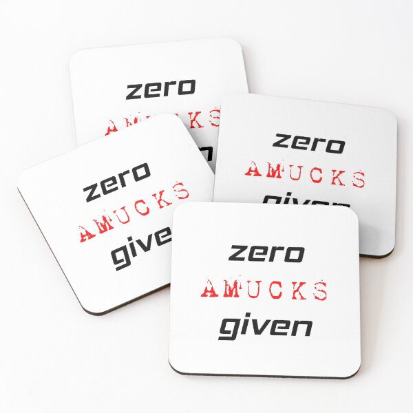 Item preview, Zero Amucks Given designed and sold by MJLdesigns.