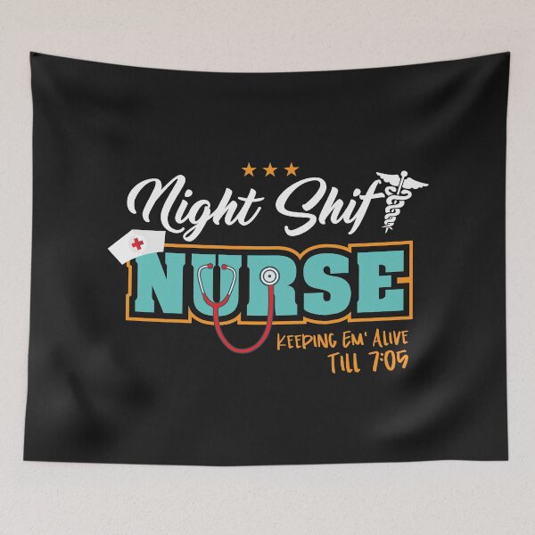 Item preview, Nurse Night Shift Nurse designed and sold by ShirtStar0815.