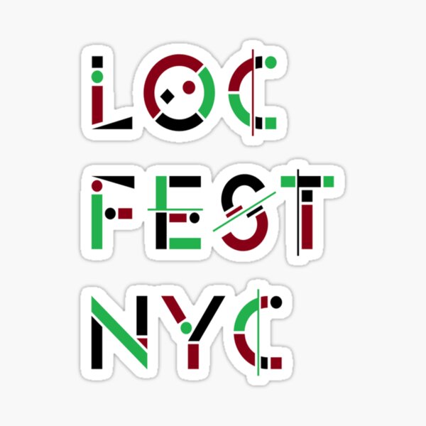 "Loc Fest New York City" Sticker by LocFestNYC Redbubble