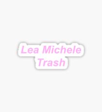 Lea Michele Trash Sticker