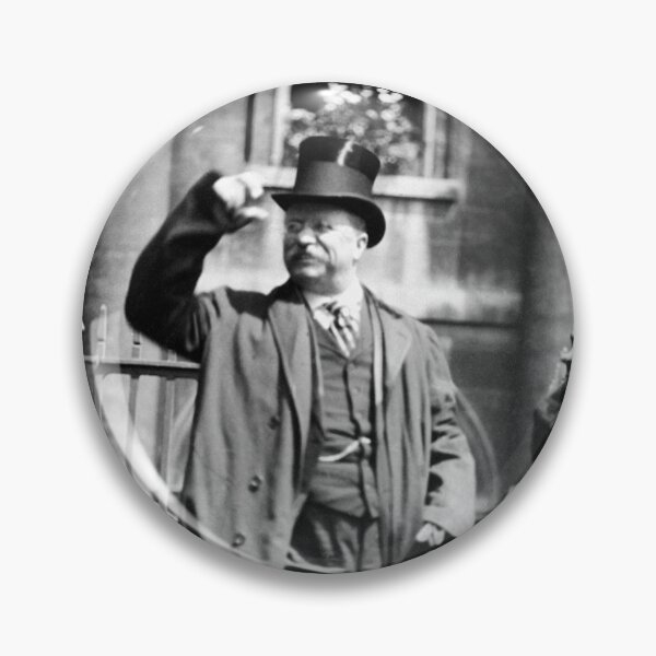Item preview, Teddy Roosevelt Tipping His Hat To A Crowd - Circa 1910 designed and sold by warishellstore.