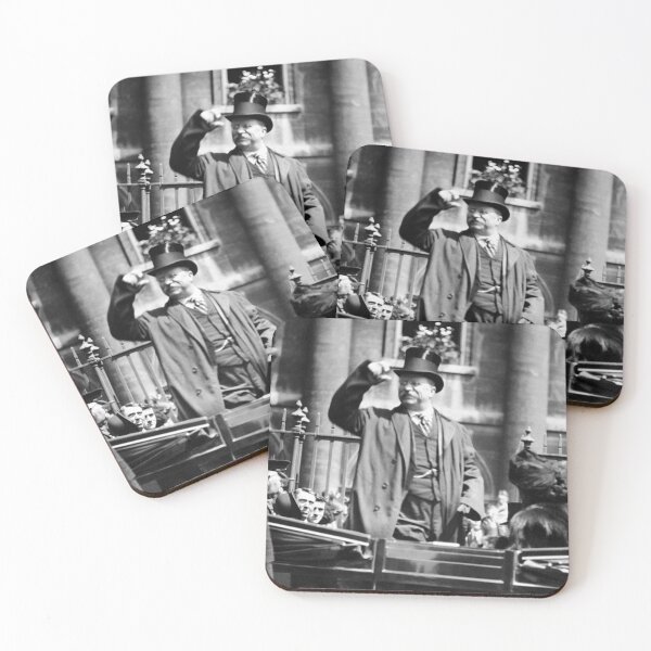 Item preview, Teddy Roosevelt Tipping His Hat To A Crowd - Circa 1910 designed and sold by warishellstore.