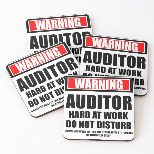 Item preview, Warning Auditor Hard At Work Do Not Disturb designed and sold by cmmei.