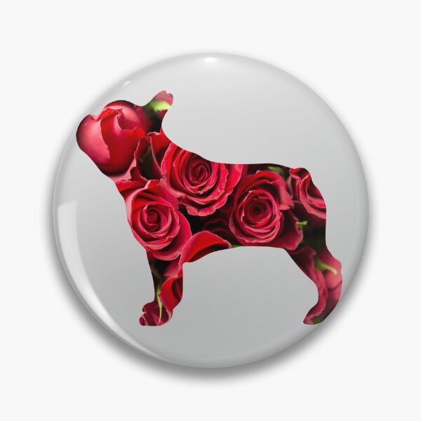 Artikelvorschau, Französische Bulldogge Rosen, Frenchie Mutter, Frenchie Blumen entworfen und verkauft von FunShirtDesigns.