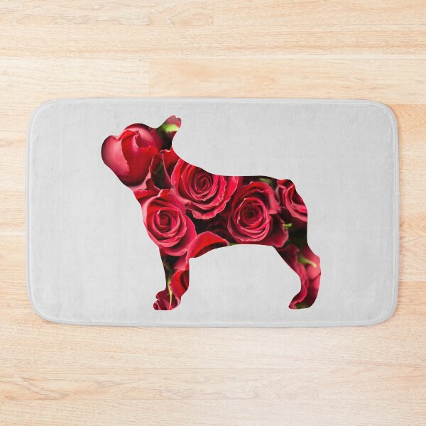 Artikelvorschau, Französische Bulldogge Rosen, Frenchie Mutter, Frenchie Blumen entworfen und verkauft von FunShirtDesigns.